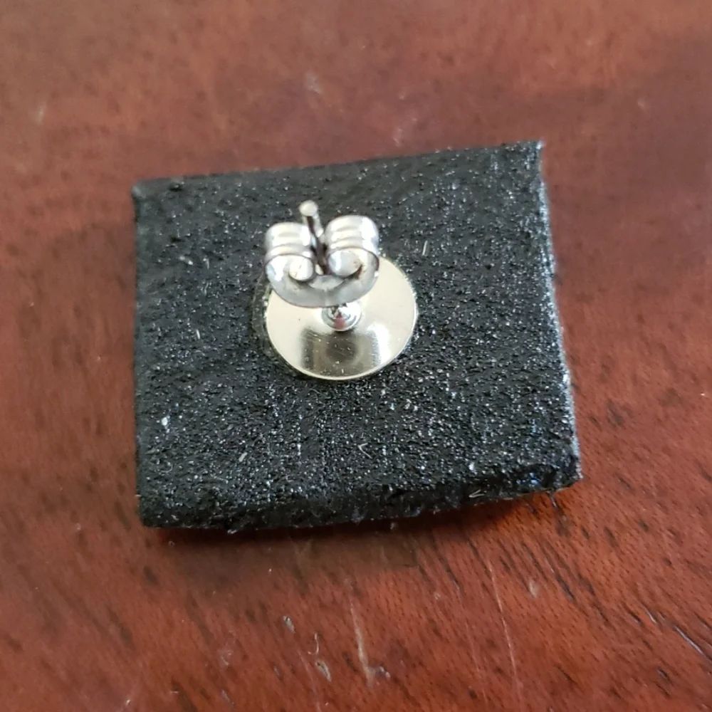 NWOT HANDCRAFTED "TILE"  EARRINGS - Picture 3 of 3